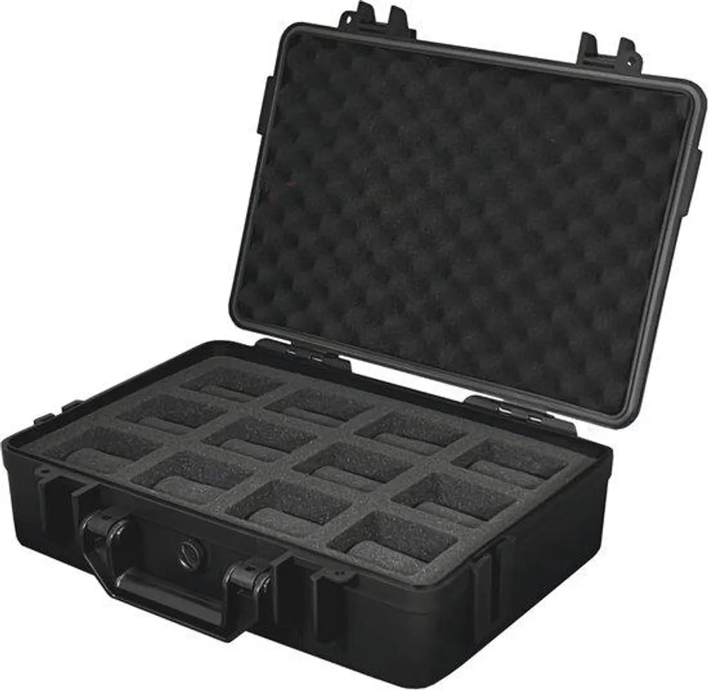 Coffret de rangement montres ultra-robuste avec 12 compartiments