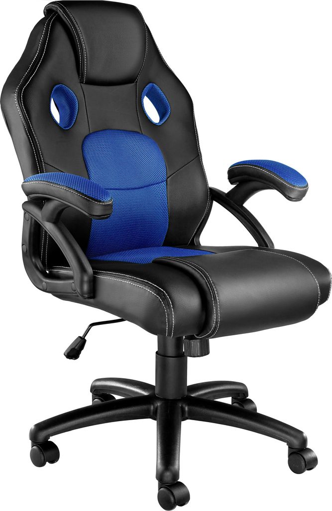 tectake® Bürostuhl Mike ergonomische Form Produktbild 