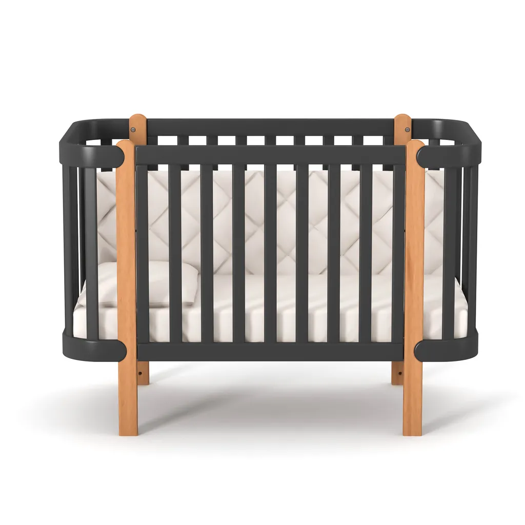 Lit Enfant Design 120x60 cm Veres Monaco Idéal pour Cododo Doux - 3