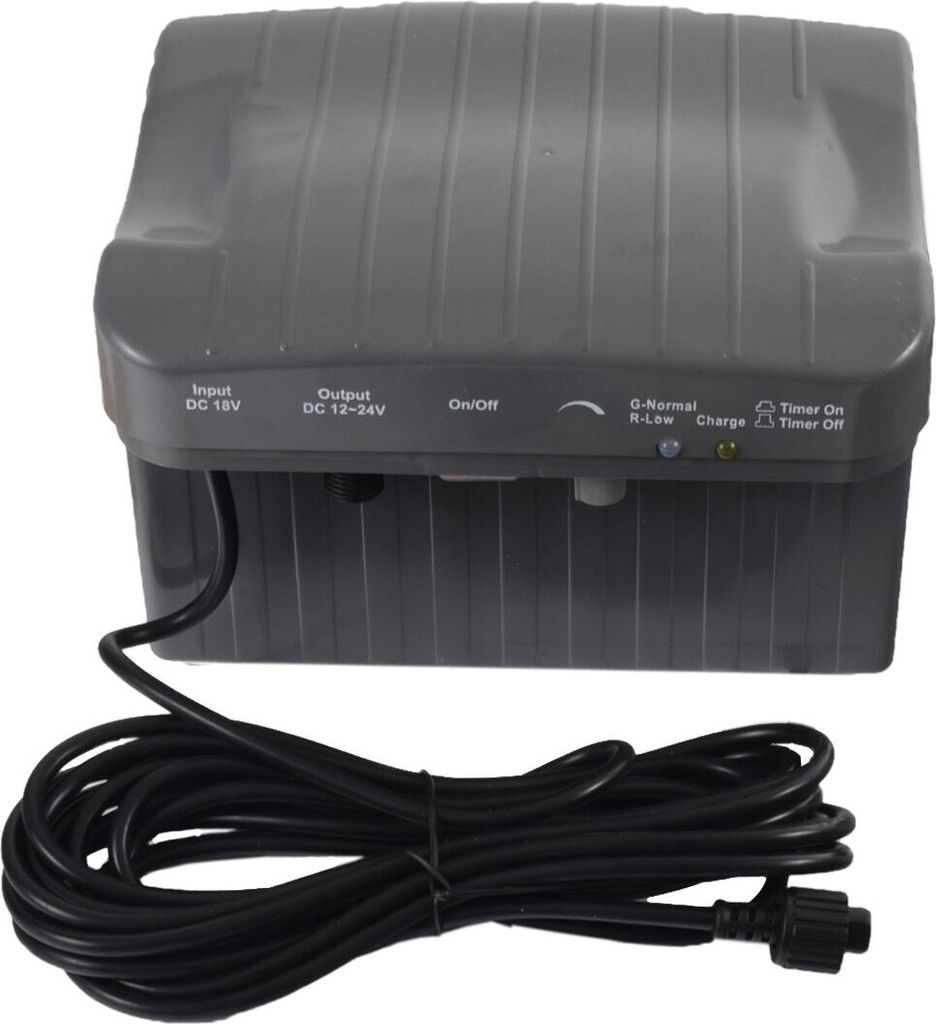 Agora-Tec Steuerbox-Akku-Solar 20W-BL