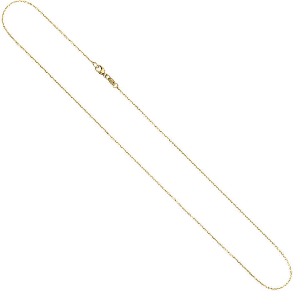 0,6mm Ankerkette Kette Collier Halskette aus 585 Gold Produktbild 