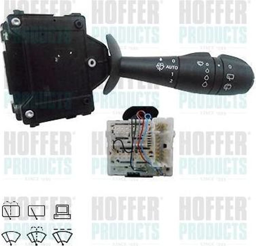 HOFFER 2103545 Lenkstockschalter OE 8201168016 kompatibel mit Trafic, Clio, Captur