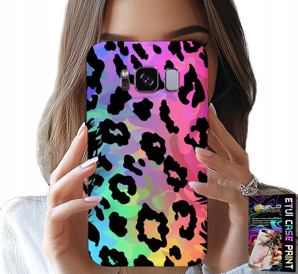 Hülle Für Samsung Galaxy S8 - Farbenfrohe Regenbogen-Tarn-Rückseitenfolie