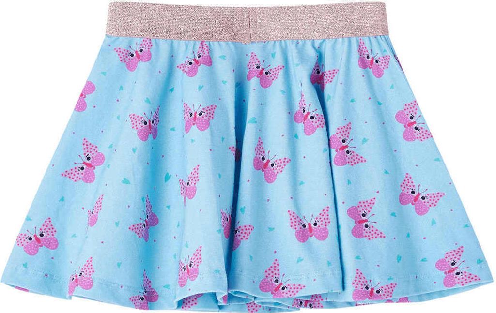 vidaXL Gonna per bambini blu 128 Immagine del prodotto 