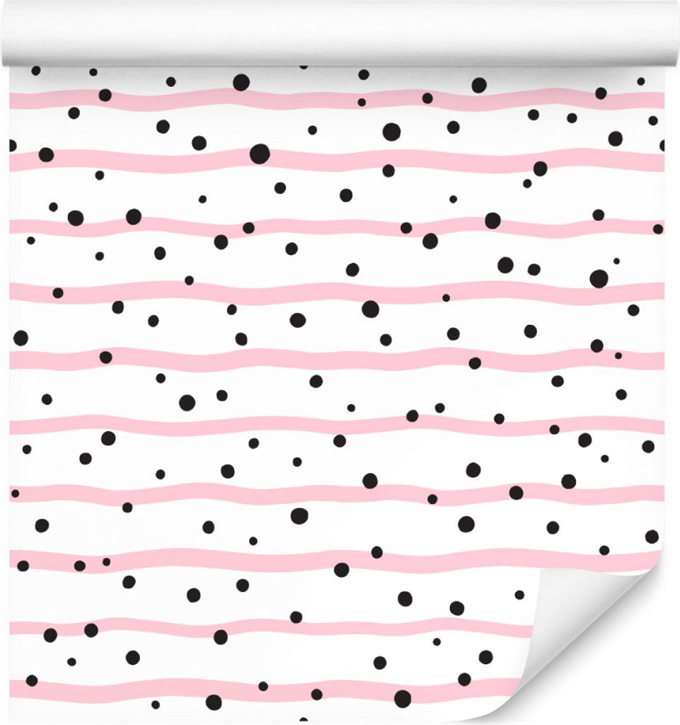 10m VLIES TAPETE Rolle Punkte Streifen Tupfen Minimalismus Geometrie XXL