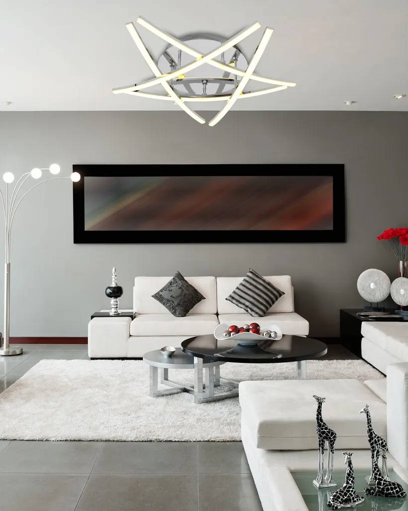 Lampe LED Chrome Toolight APP399-C - Éclairage Puissant à Finition Miroir - 4
