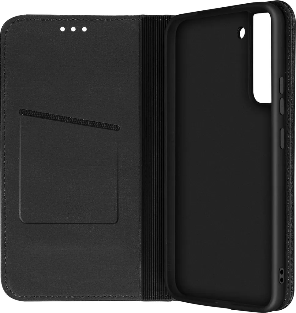 Custodia Samsung Galaxy S22 Forcell Smart Pro Wallet Leather Black