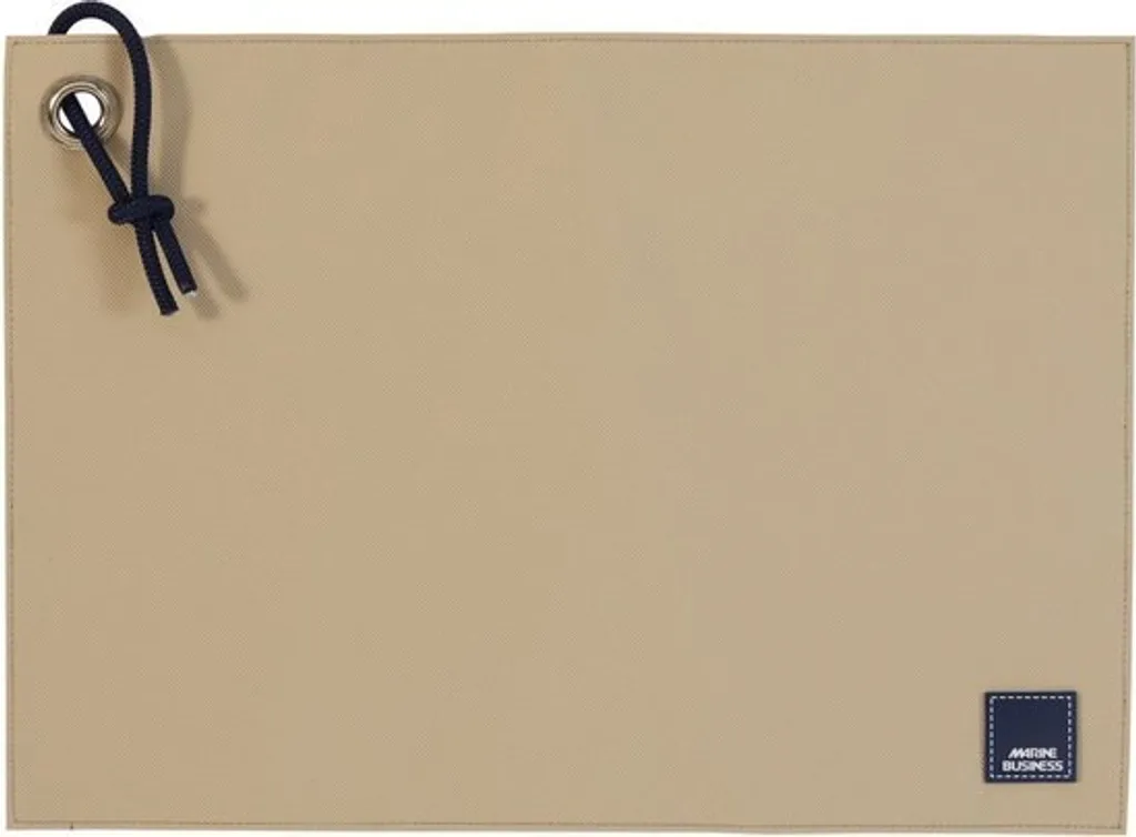 Sets de Table Étanches Marine Business Beige Anti-Tache et Lavables