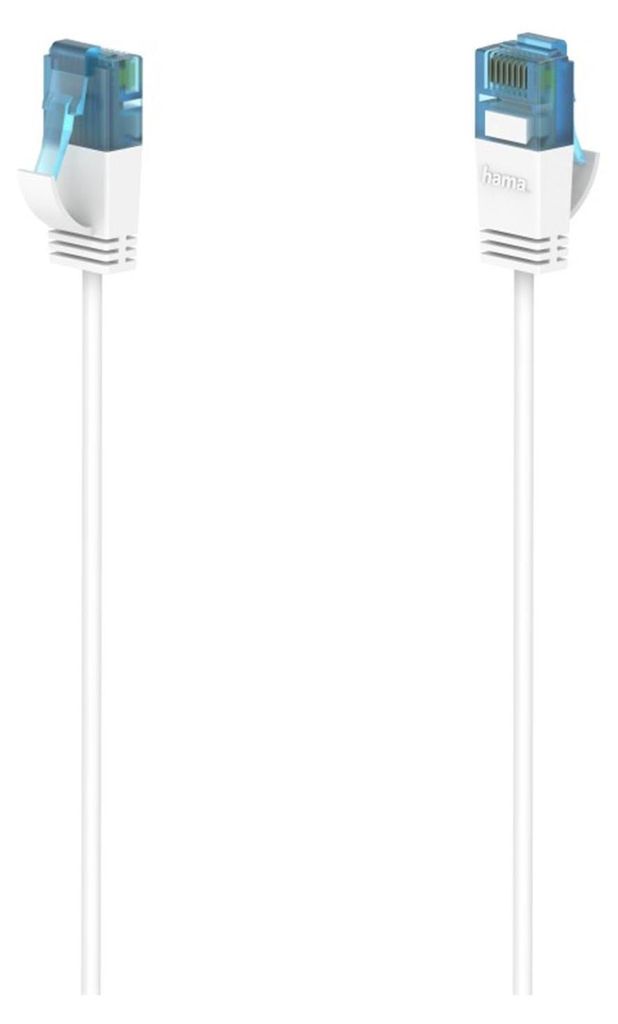 Hama Netzwerkkabel Flexi Slim, CAT-6a, 10 Gbit/s, 1,5 m