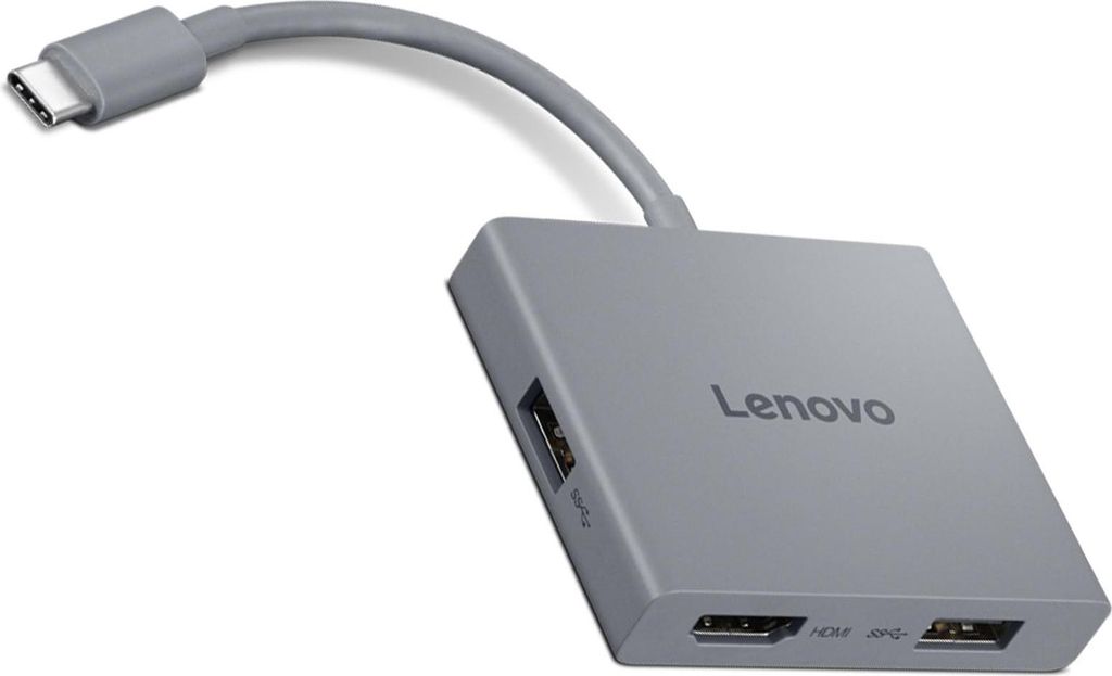 LENOVO USB-C 4 in 1 travel hub Gen2 Schwarz Produktbild 