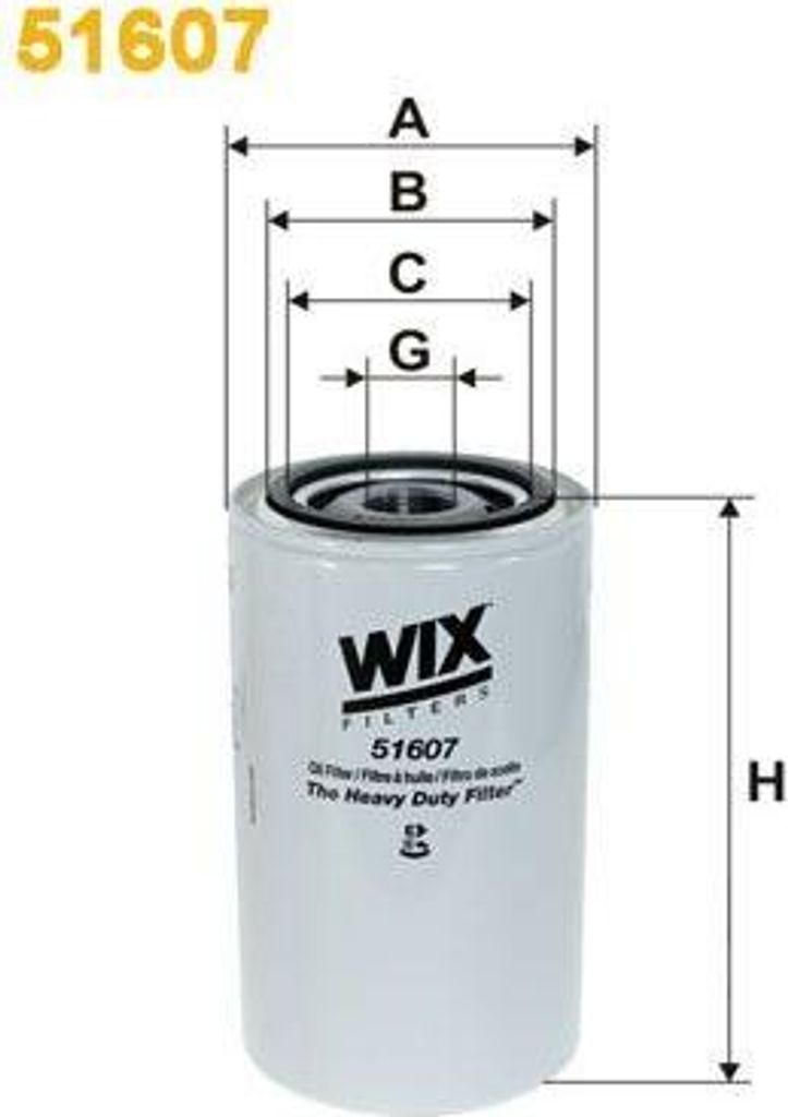 Ölfilter WIX FILTERS 51607