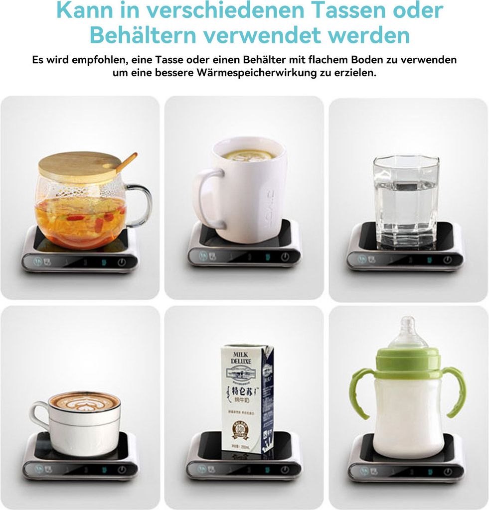 55°C Konstanttemperatur USB-Kaffeetassenwärmer: P Produktbild-Vorschau 5