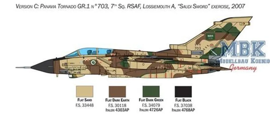 Modélisme Avion Tornado GR.1/IDS 1:48 War Thunder 35107 pour Vitrine - 4
