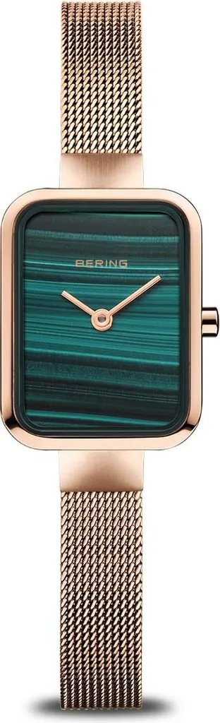 Montre Bering 14520-368 Petite Square pour Femme en Quartz Rose Gold