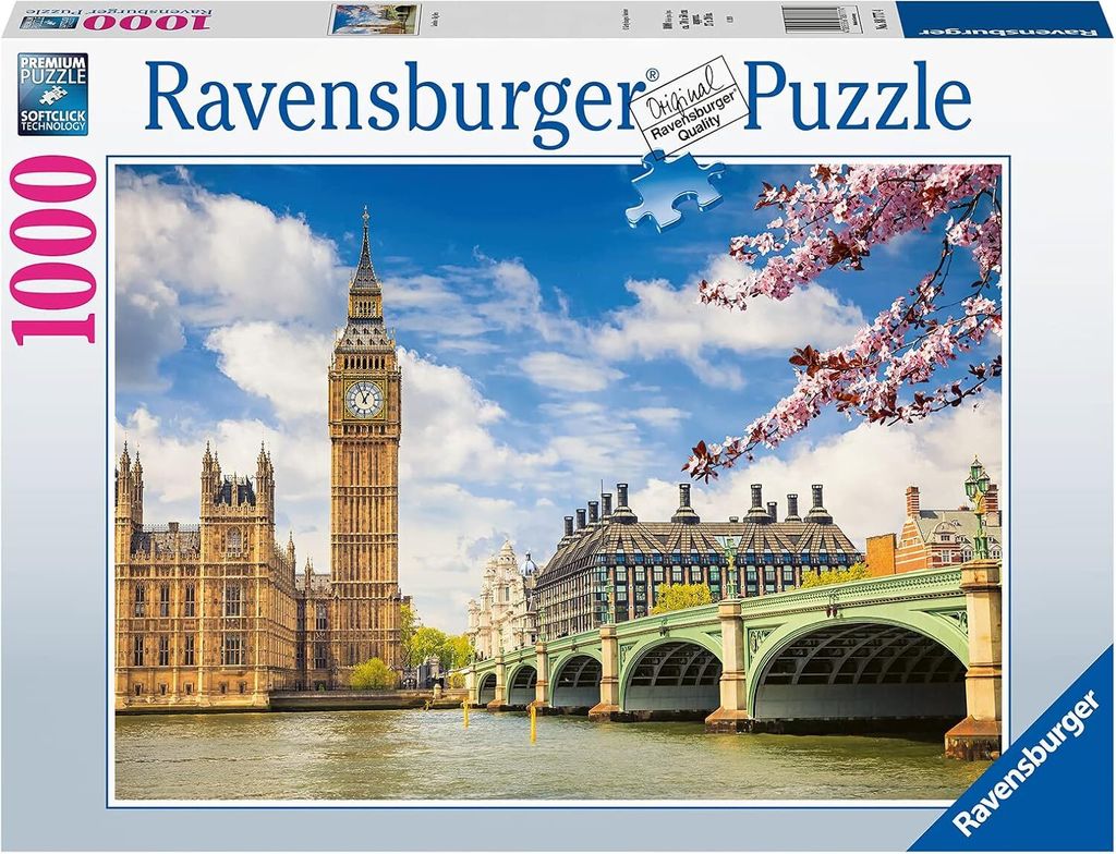 Ravensburger Puzzle 88777 Big Ben London 1000 Teile 14+ RAR