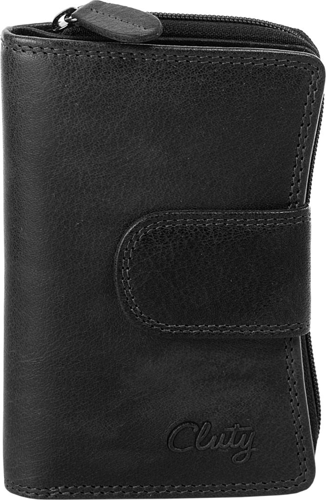Cluty Geldbörse Damen 020353 schwarz