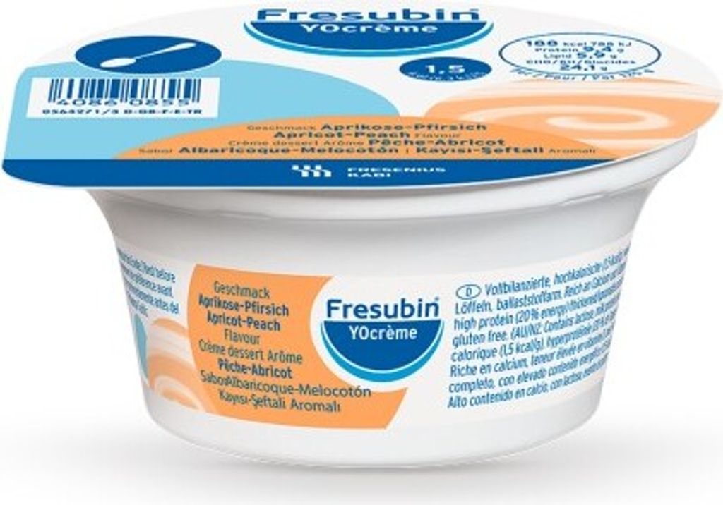 Fresubin Yocreme Aprikose Pfirsich 24X125 g