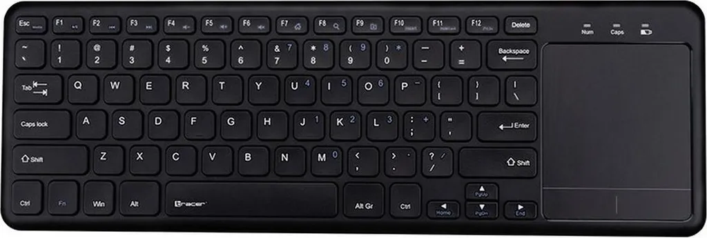 Clavier AZERTY sans fil Tracer TRAKLA46367 Noir avec Récepteur USB Nano