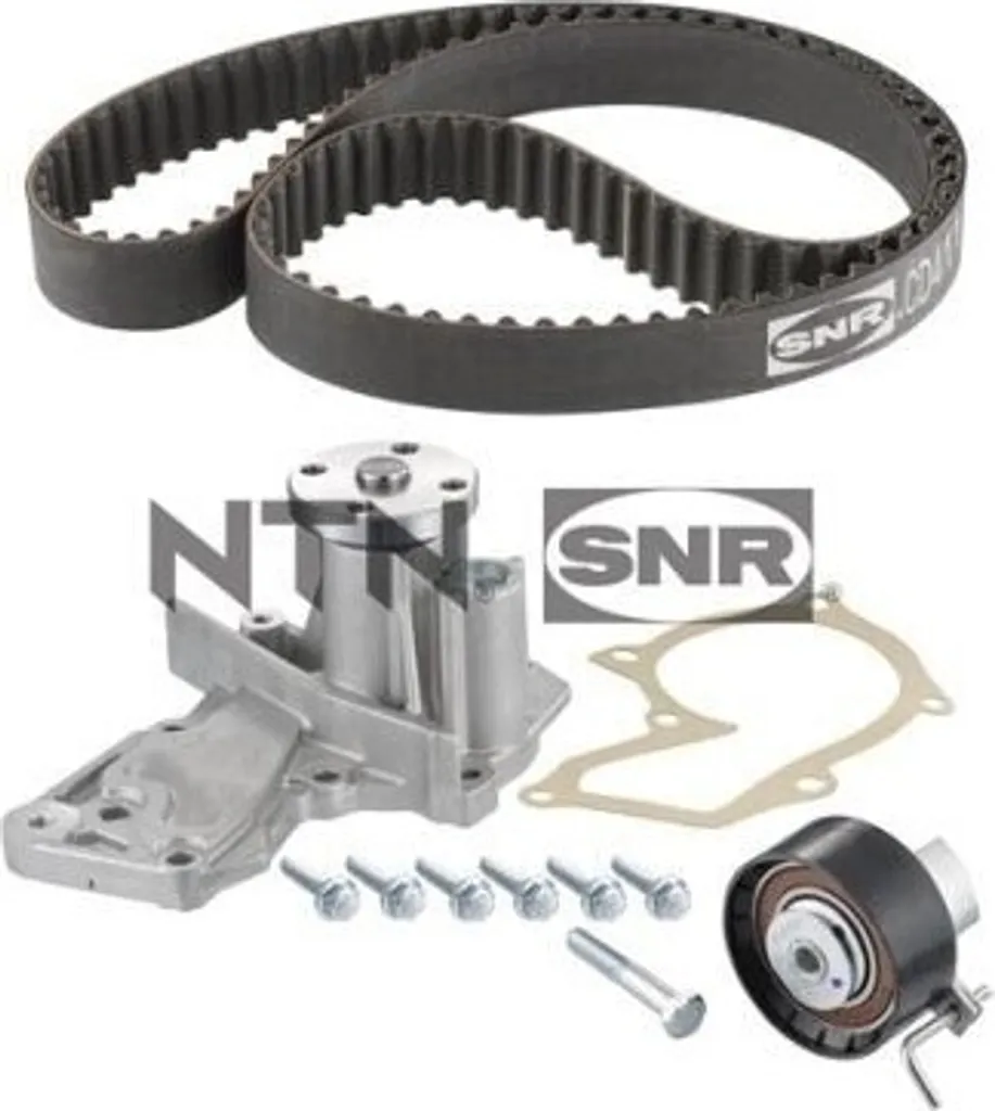 Pompe à eau + kit de distribution SNR KDP452.240 haute durabilité Ford