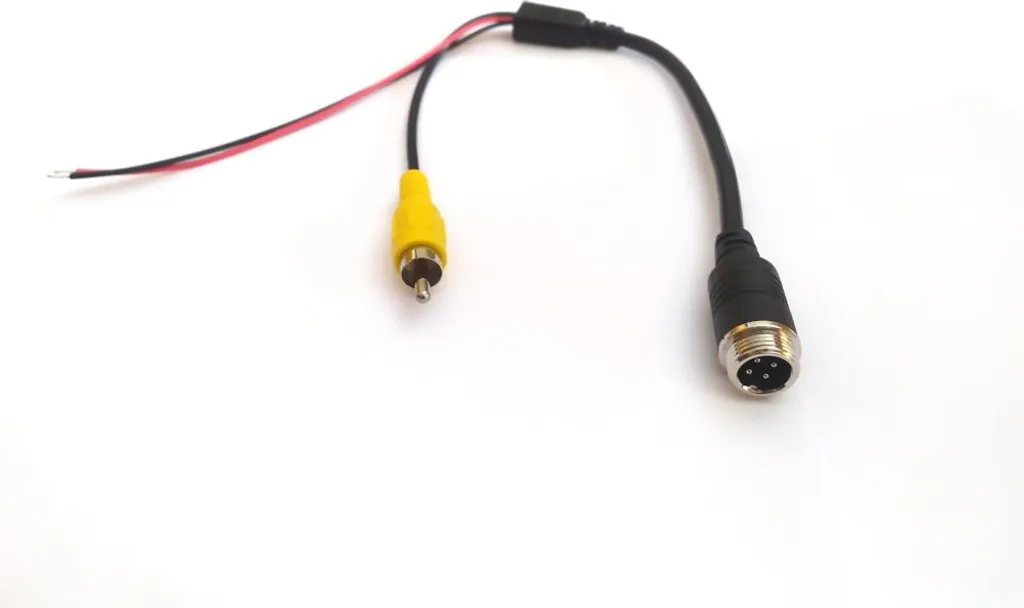 Cavo Di Estensione Video 4Pin Aviation Per Telecamere Auto – Connettori Maschio/femmina Con Vite Di Bloccaggio, Lunghezze 10-20m - 3