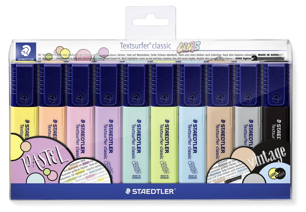 STAEDTLER Textsurfer classic 364 C Textmarker Etui mit 10 Produktbild 
