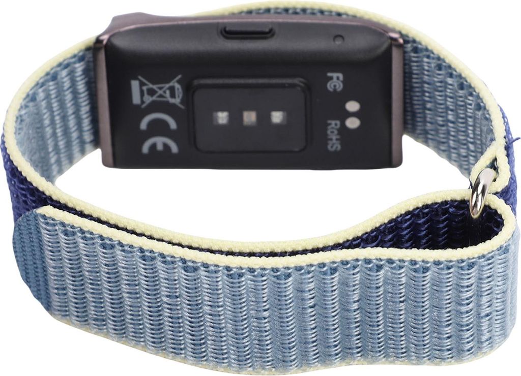 Smart Armband Wearable Activity Fitness Tracker 24H Sleep Tracker 127 Sport Modes 10m Water Proof Call Reminder Alarm Clock Camera Control Blau
