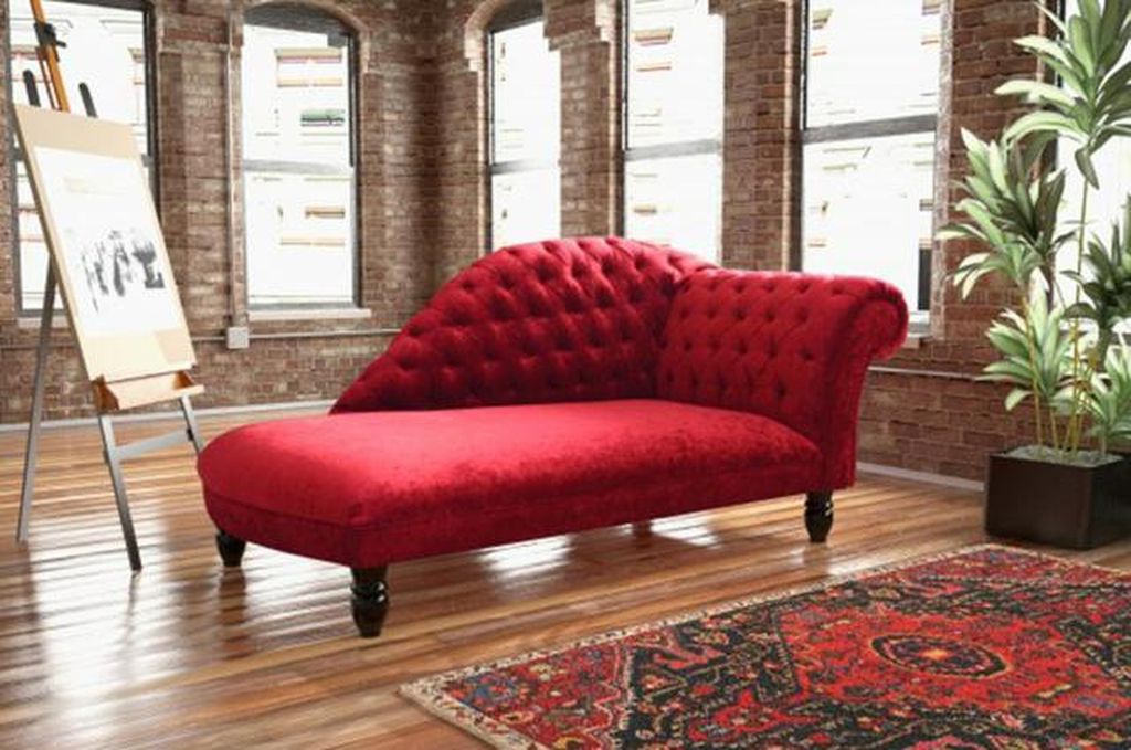 Chaiselongues Chesterfield Liege Ottomane Chaise Sofa Couch Neu Polster WILLIS