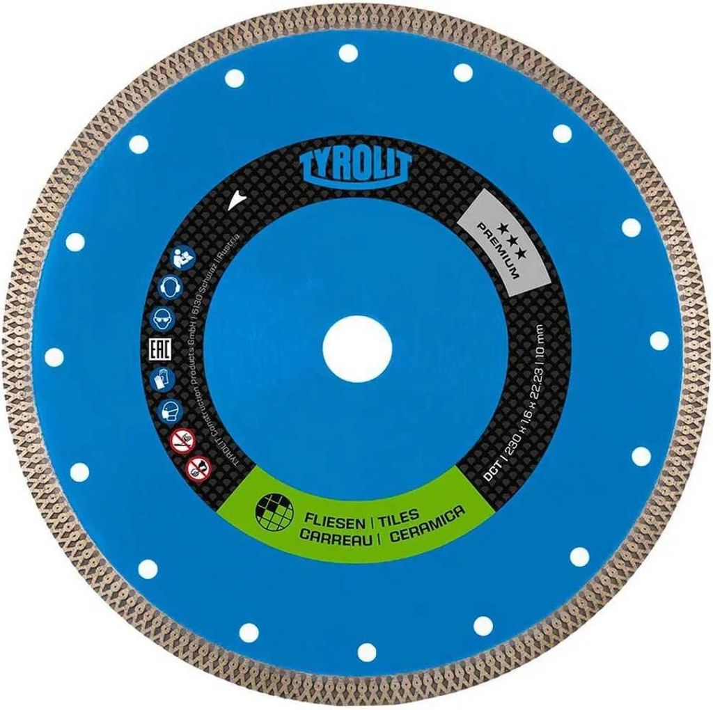 Tyrolit 1a1r Diamanttrennscheibe 115x1.2x22.23 Silber  Produktbild 