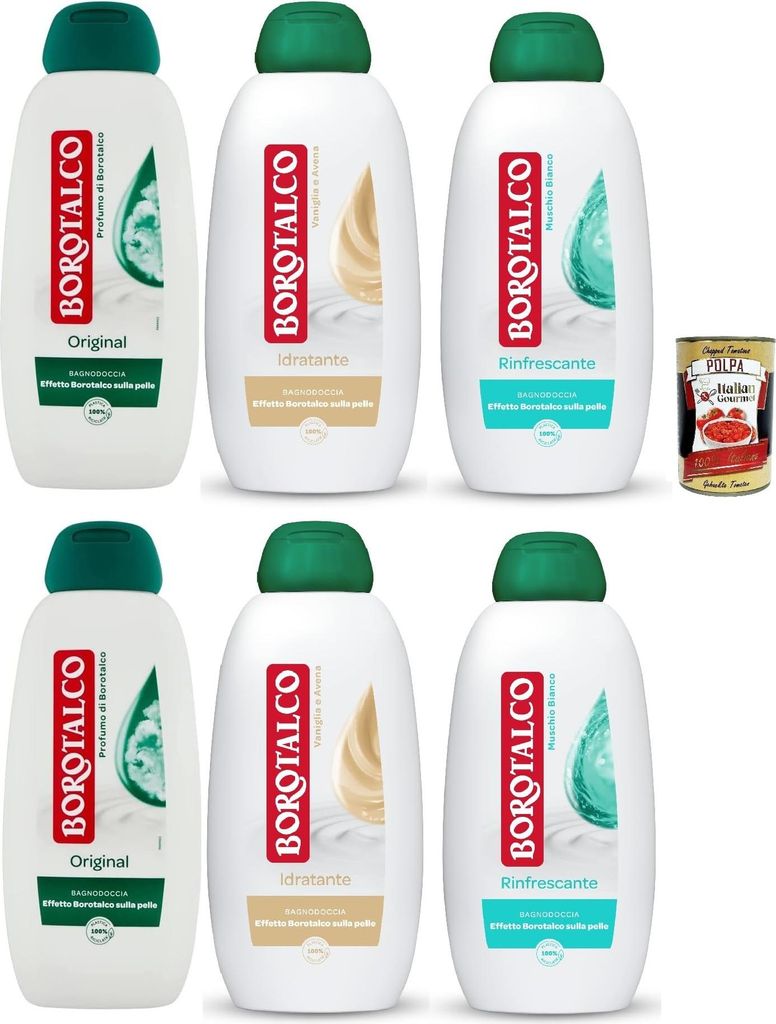 Borotalco Testpaket Duschbad, Duschgel mit Borotalkum-Duft, Produktbild 