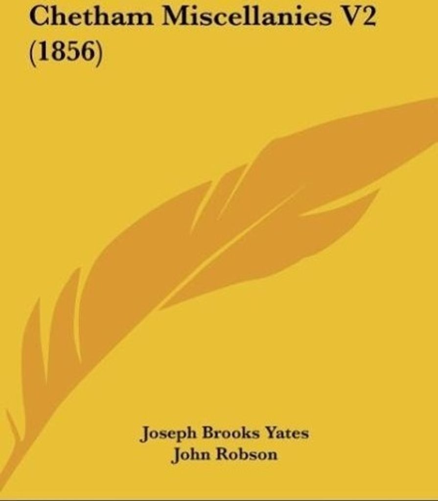 Chetham Miscellanies V2 (1856)