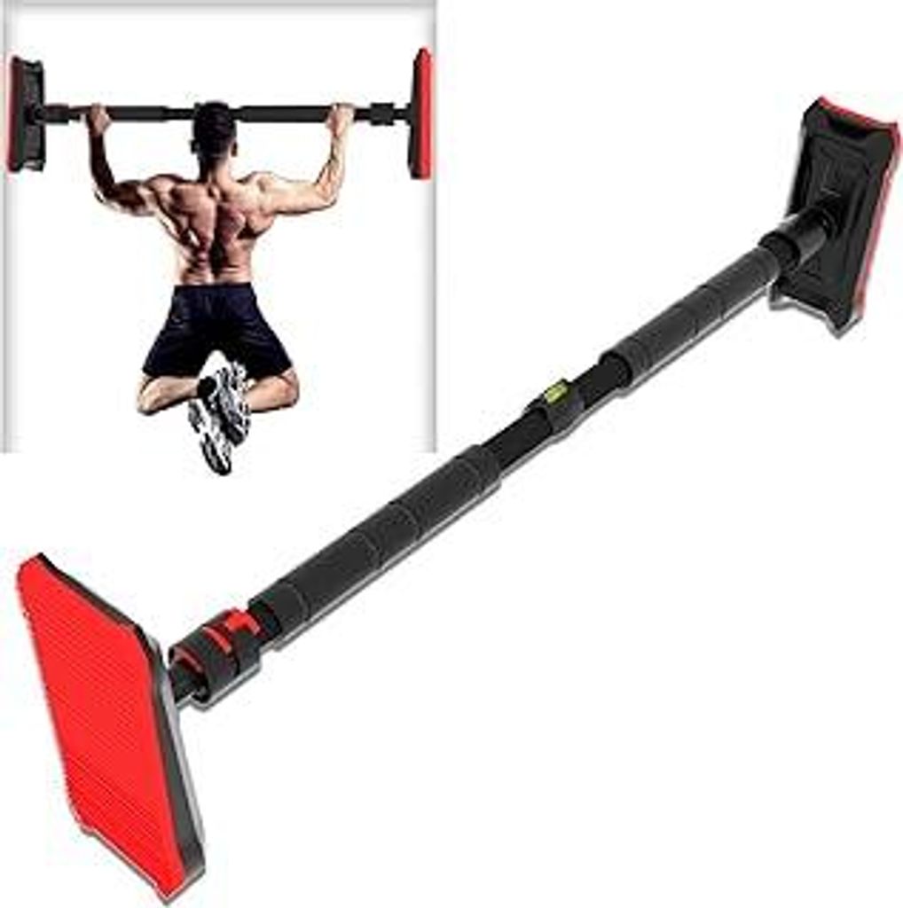 Klimmzugstange Türrahmen Ohne Bohren Verstellbar 70-100 cm - Belastbar bis 200 kg Profi Türreck - Klimmzugstange für Home Workout & Krafttrainin...