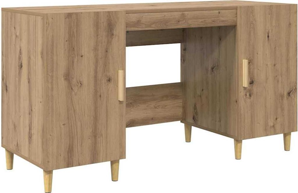 Schreibtisch Artisan-Eiche 140 x 50 x 75 cm Holzwerkstoff