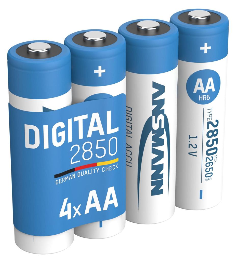 ANSMANN Akku Mignon AA, 4 Stück,  min. 2650 mAh 1,2V Produktbild 