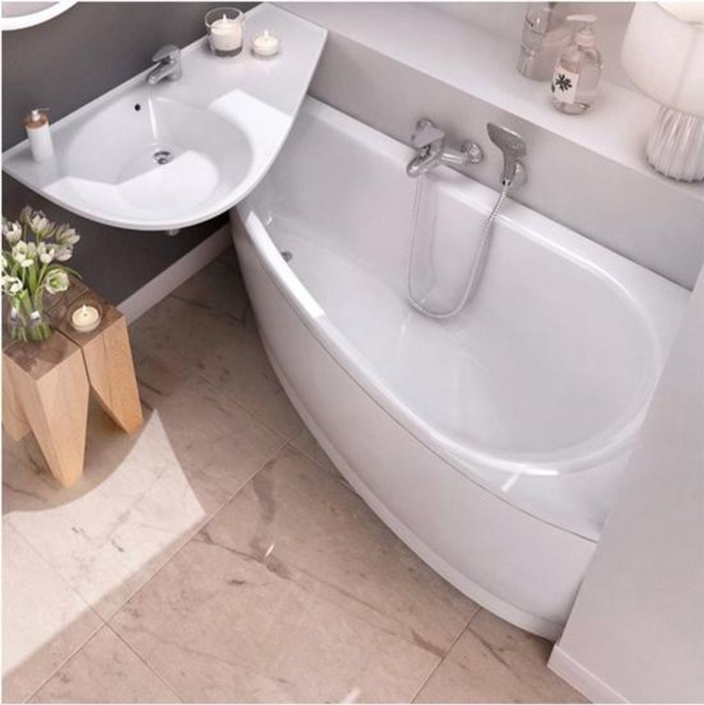 Badewannenfrontplatte Ravak Avocado 160x75cm RECHTS WEISS CZI1000A00