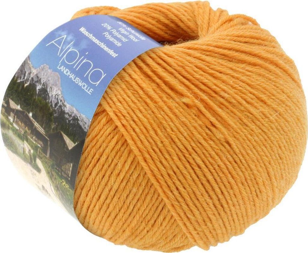 Lana Grossa - Alpina Landhauswolle 0060 orange Produktbild 