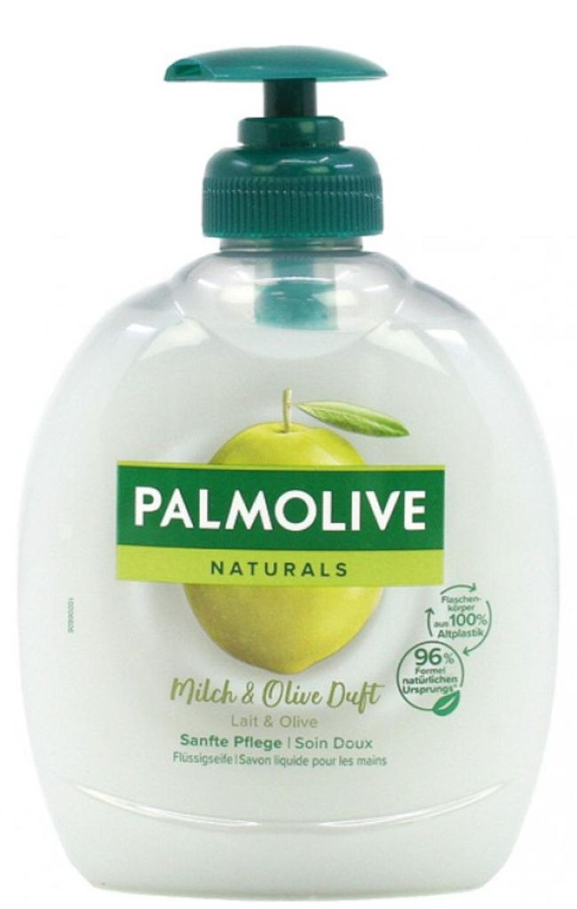 Palmolive tekuté mydlo s pumpičkou 300 ml - Oliva Milk Produktbild 