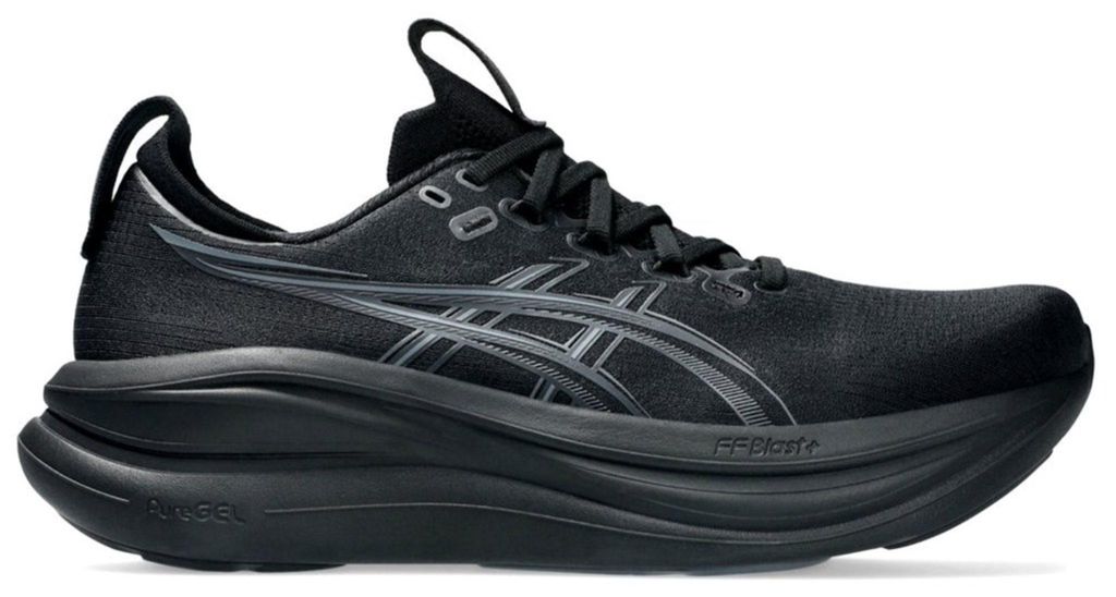 Asics Gel-Nimbus 28 - black/graphite grey, Größe:8