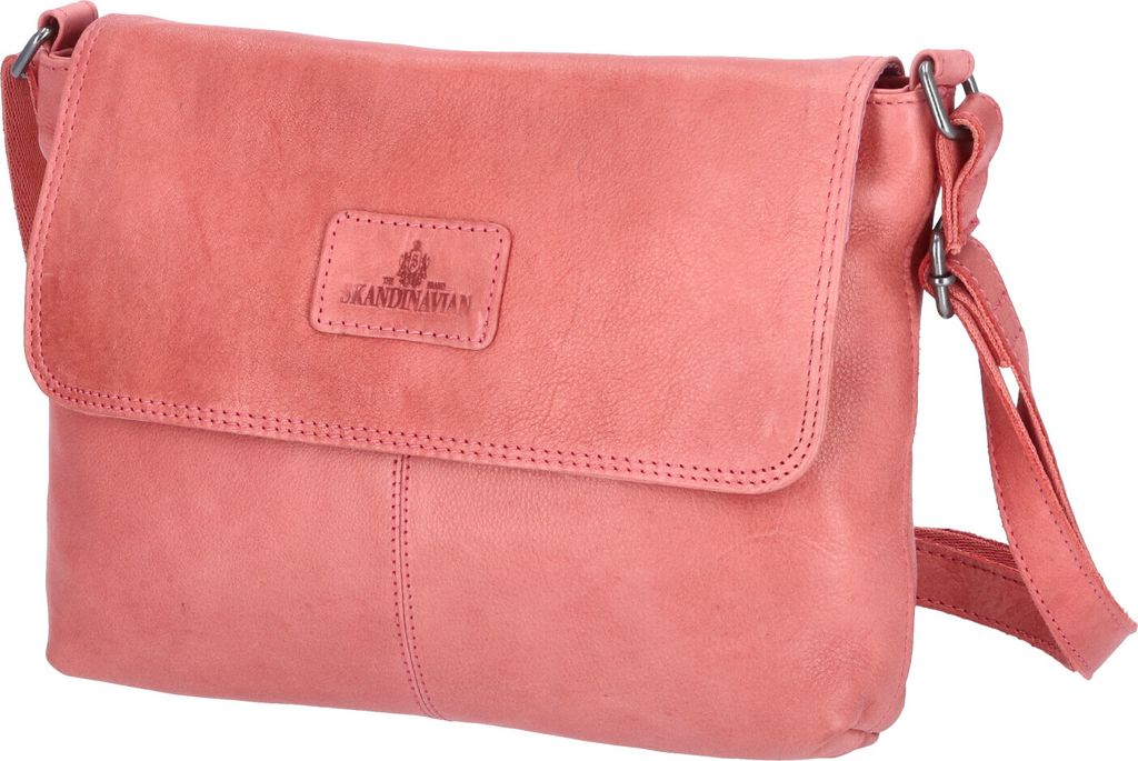 The Skandinavian Brand Damen Leder Tasche  rot : pink-82 Produktbild 
