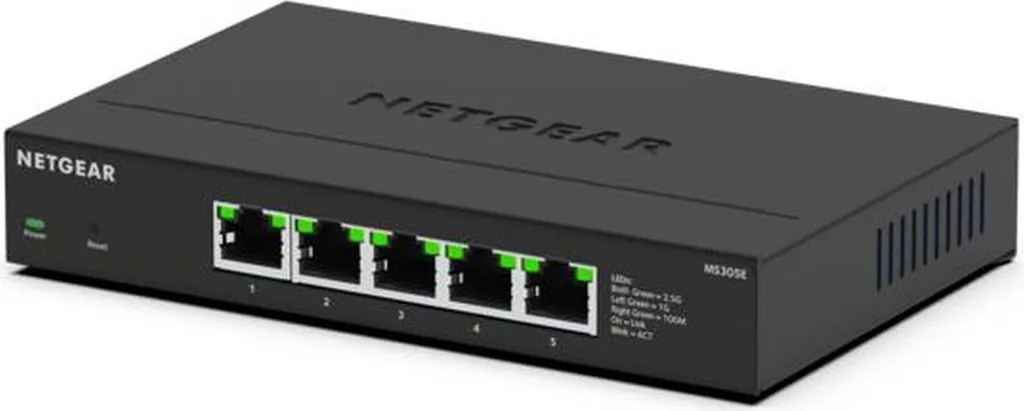 Switch Ethernet 2.5G Multi-Gigabit Netgear MS305E avec 5 ports RJ45