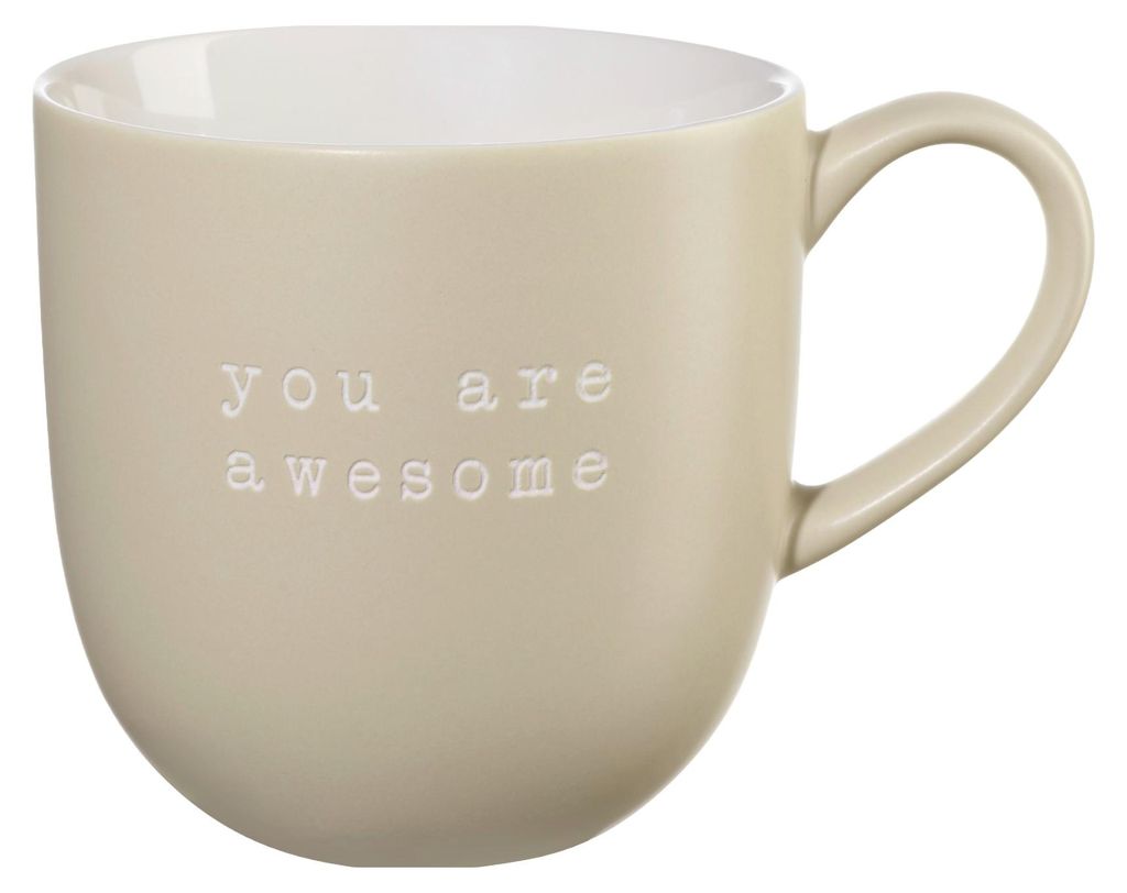 ASA Selection hey! Henkelbecher you are awesome Ø 9,5 cm, H Produktbild 