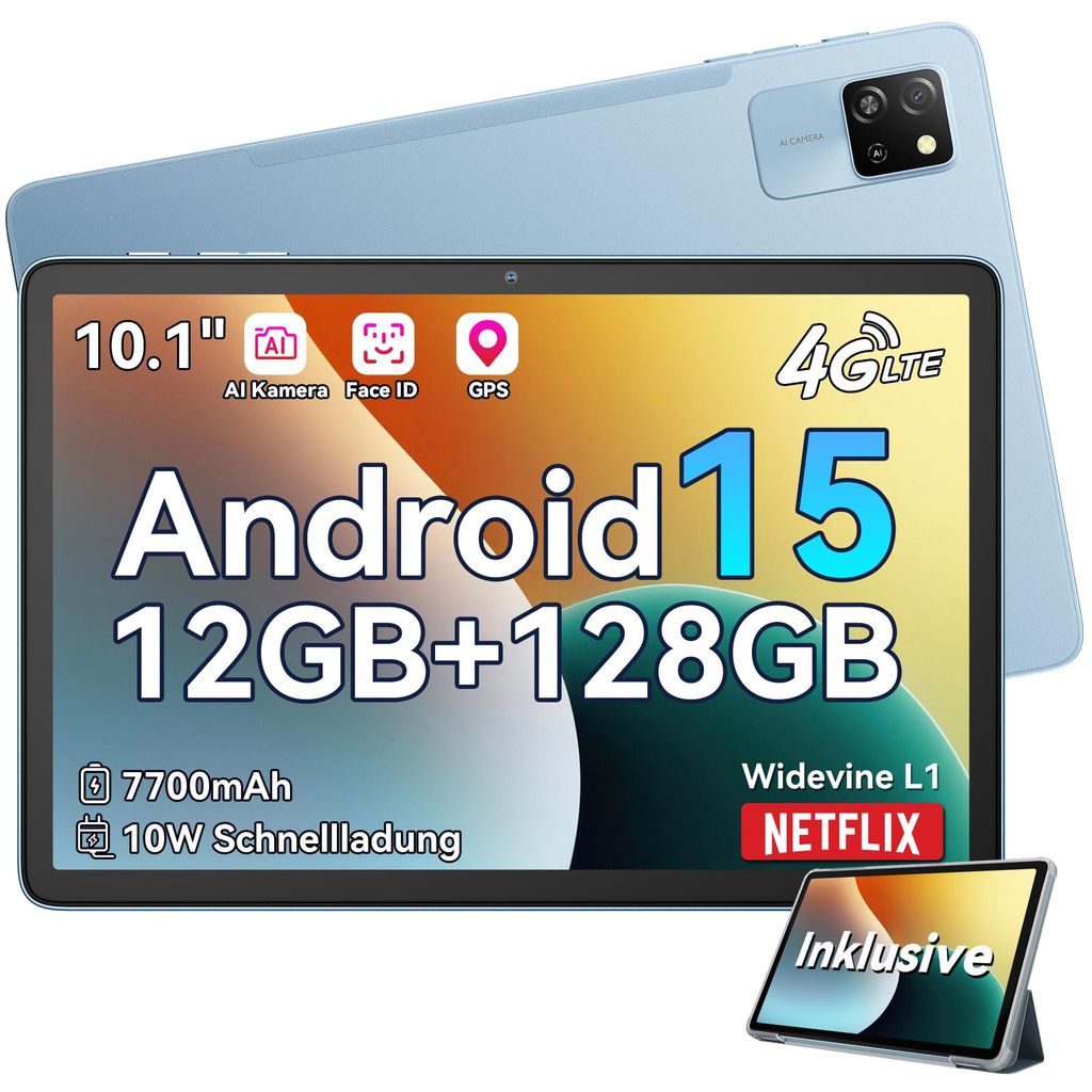 Blackview Tab 60 Pro 10" Tablet, Dual 4G SIM LTE, Android Produktbild 