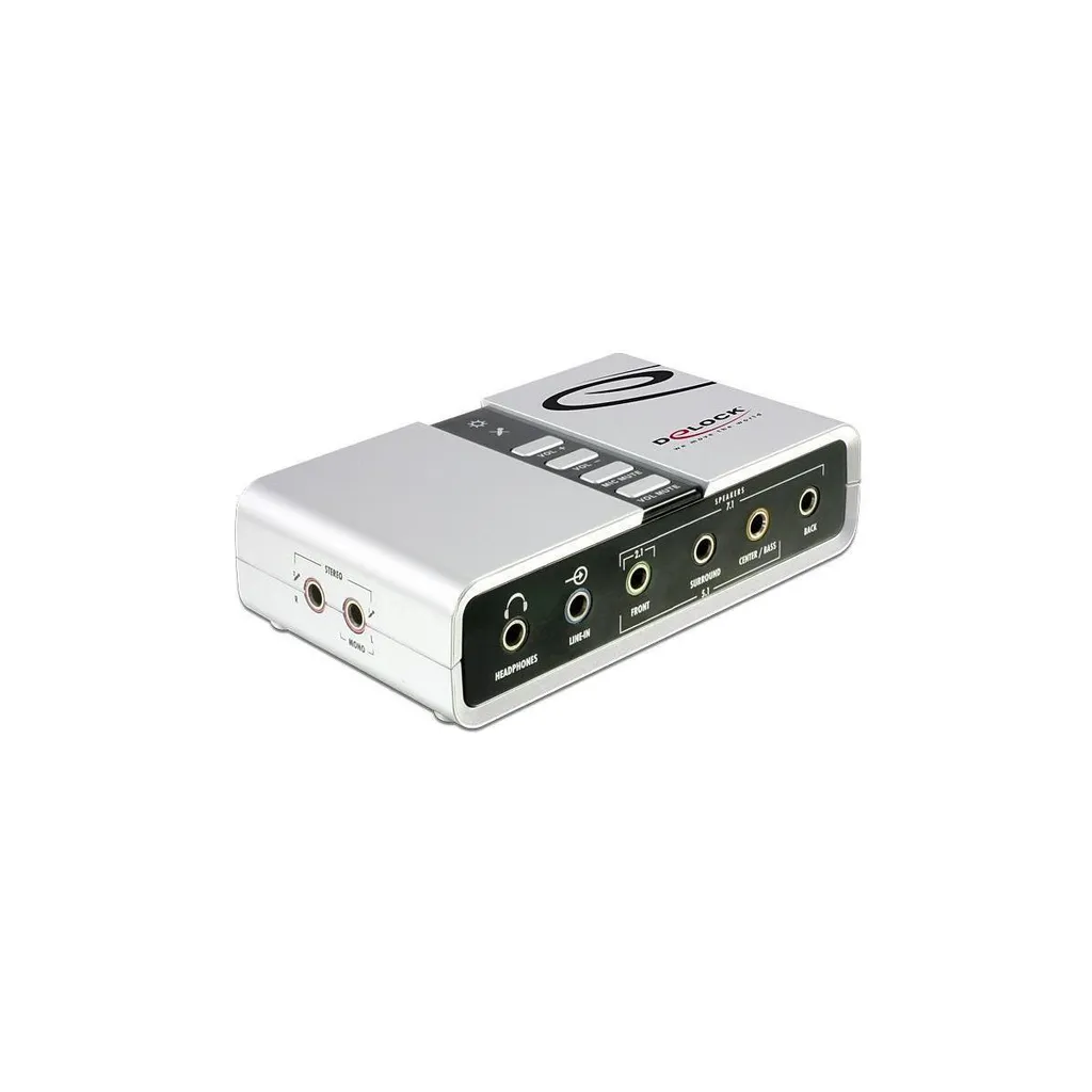 Carte son Delock USB Sound Box 7.1 externe pour PC et Home Cinéma