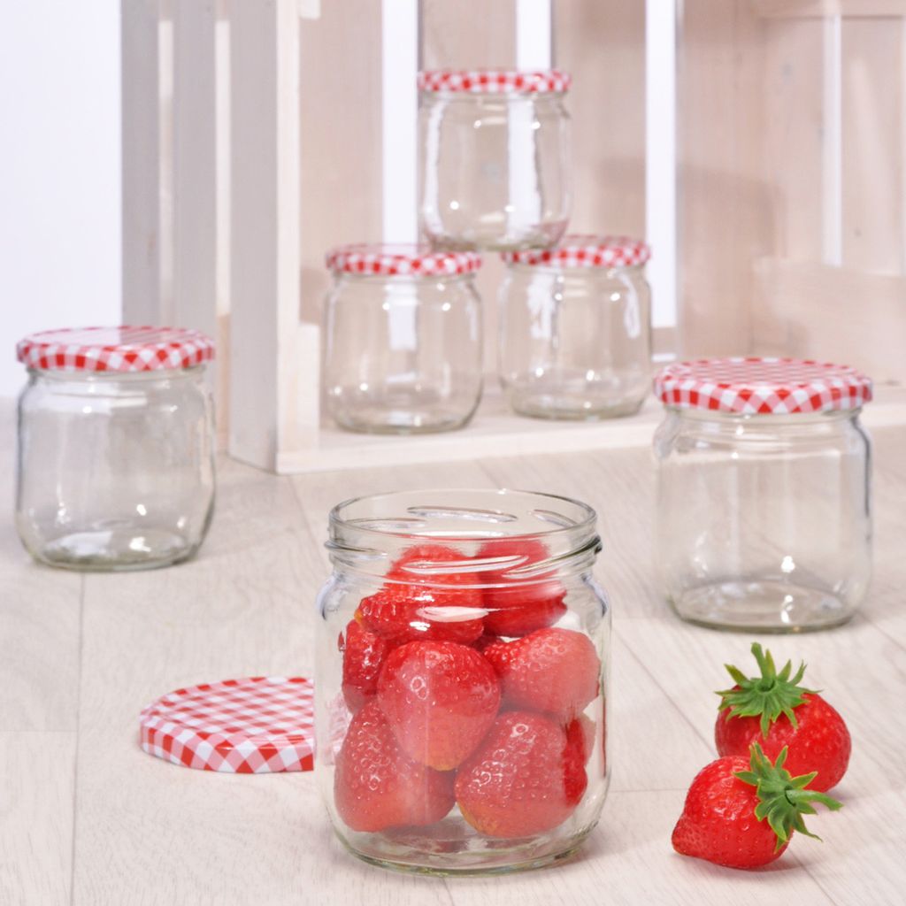 Einmachglas 425 ml, rund, 6er Set Produktbild 