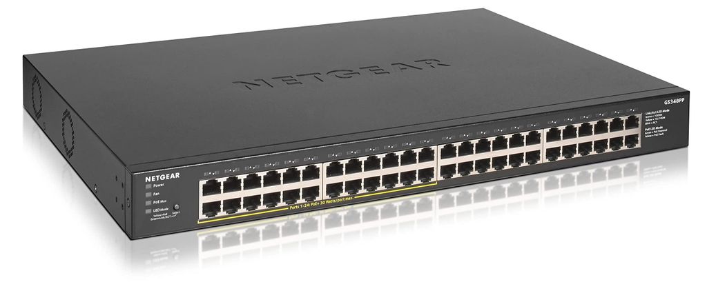 Netgear GS348PP-100EUS Switch NETGEAR 48x GE GS348PP-100EUS Imagen del producto 