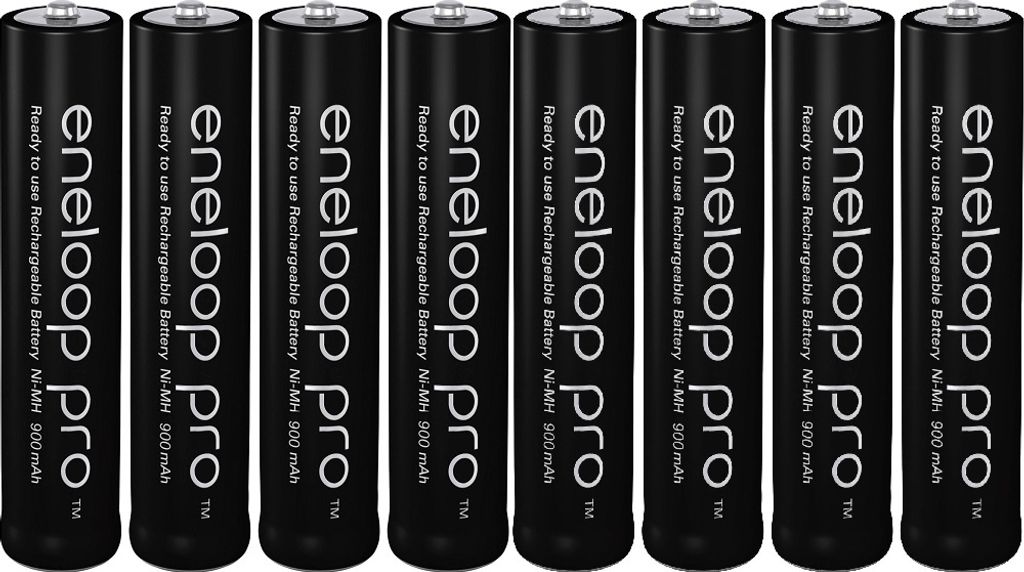 8X Eneloop PRO AAA Akkus 1,2V 900mAh wiederaufladbar + Produktbild 