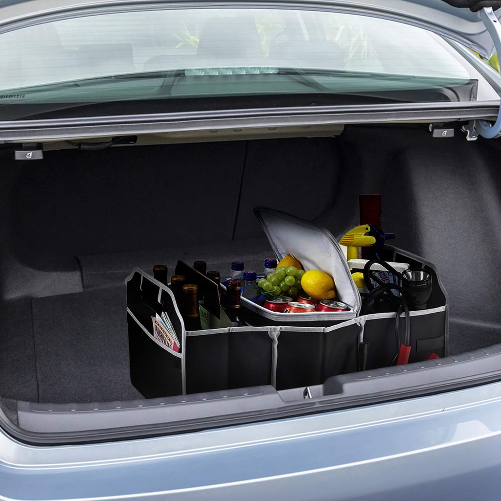 Auto Kofferraumtasche mit 3 Fächern Kofferraum Organizer Produktbild 6