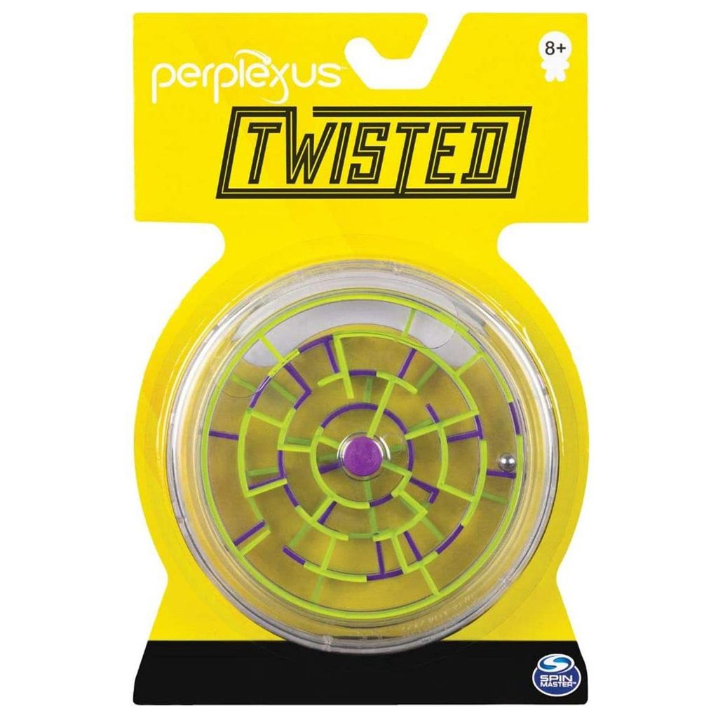 Games Perplexus Twisted, tragbares 3D-Labyrinthspiel mit 2 Labyrinthen, für Kinder ab 8 Jahren, Maze Puzzle-Spielzeug, 8 Jahr(e)
