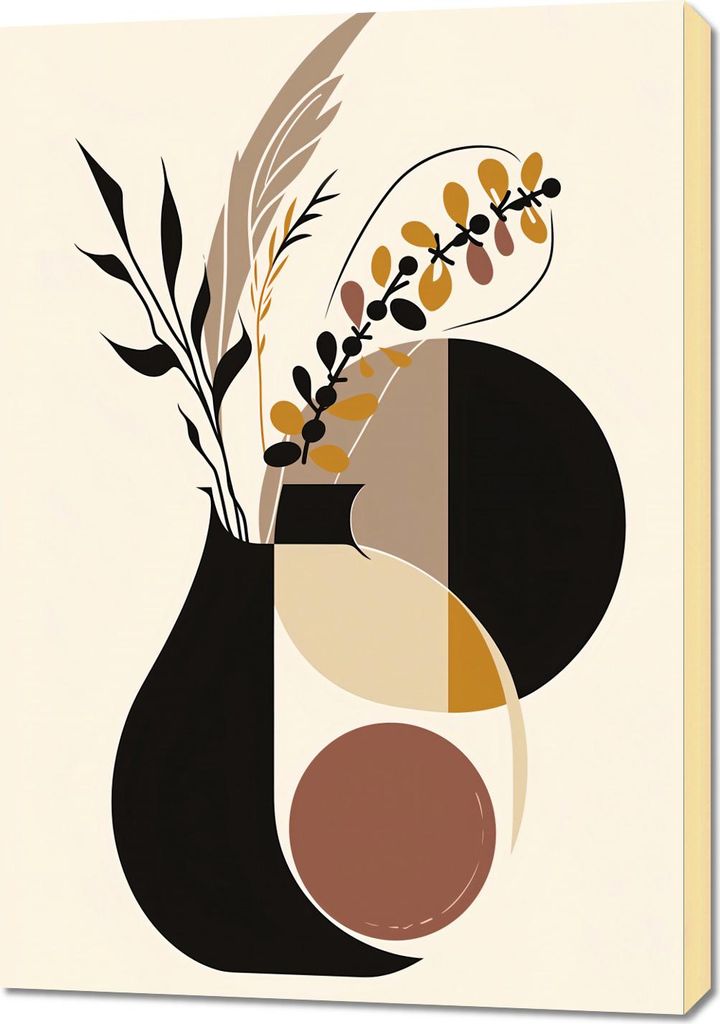 Bild 70x100cm Farbenspiel im Garten