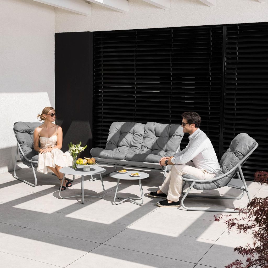 di volio Gartenmöbel Set ARSOLI – grau, moderne Produktbild 
