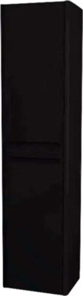 Hängehochschrank mit 2 Türen Devo Gloria 2.0 rechts BxHxT 40x172x33 cm perfect touch black glatt